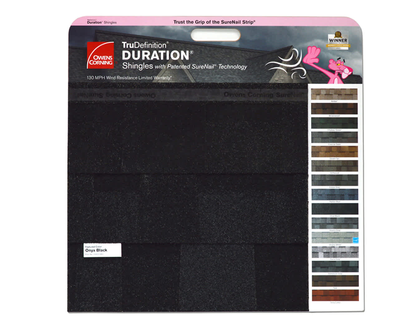 TruDefinition Duration Shingle Sample Board