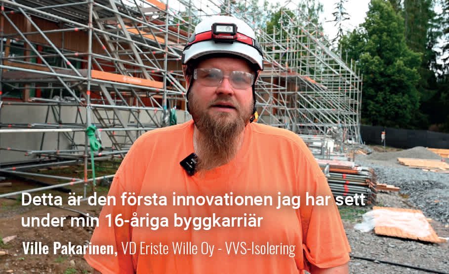 Ville Pakarinen, VD för Eriste Wille Oy