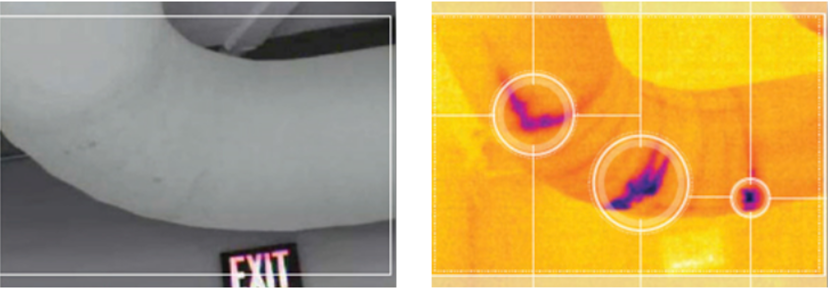 Internal damage to insulation