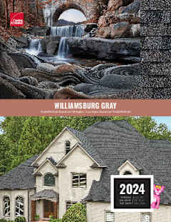 Portada de la hoja de datos del propietario del color de tejas del año 2024