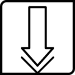 Icône d'une flèche pointant vers le bas