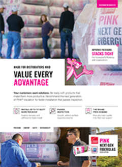 PINK Next Gen® Fiberglas® Distributor Benefits