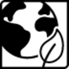 Illustration of the Earth with a leaf.