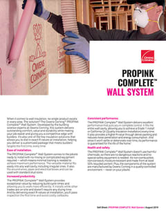 ProPink® Contractor Sell Sheet