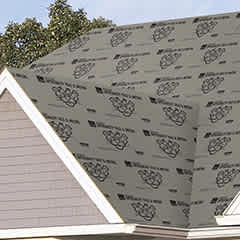 Photo of a roof with WeatherLock® Specialty Tile & Metal Waterproofing Barrier installed