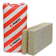 plater av PAROC Sonus steinull, med og uten emballasje