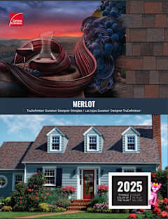 Portada de la hoja de datos del propietario del color de tejas del año 2025