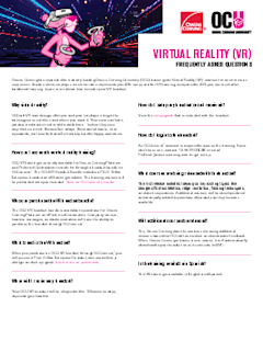 Virtual Reality Frequently Asked Questions (FAQs)