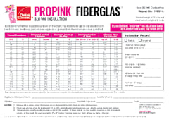Fiche de recouvrement de l'isolant ProPink