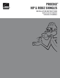 ProEdge® Hip and Ridge Shingle Installation Instructions