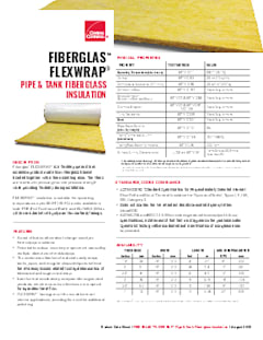 Fiberglas FLEXWRAP ASJ Product Data Sheet