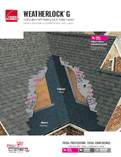 Hoja de Datos de barrera contra el hielo y el agua autosellante WeatherLock® G