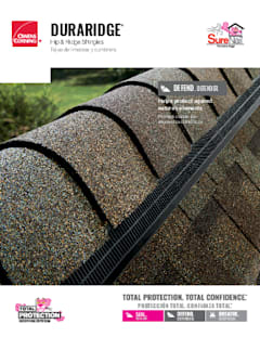 Hoja de Datos de tejas de limatesa y cumbrera DuraRidge®