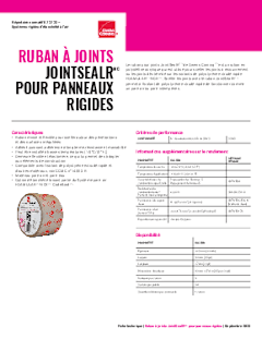  Fiche technique du ruban JointSealR 