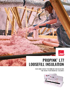 PROPINK® L77 Loosefill Insulation Product Brochure