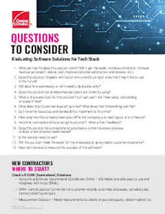 Tech Stack Questions to Consider