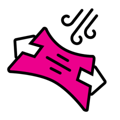 Icon showing durability of PINKWRAP®