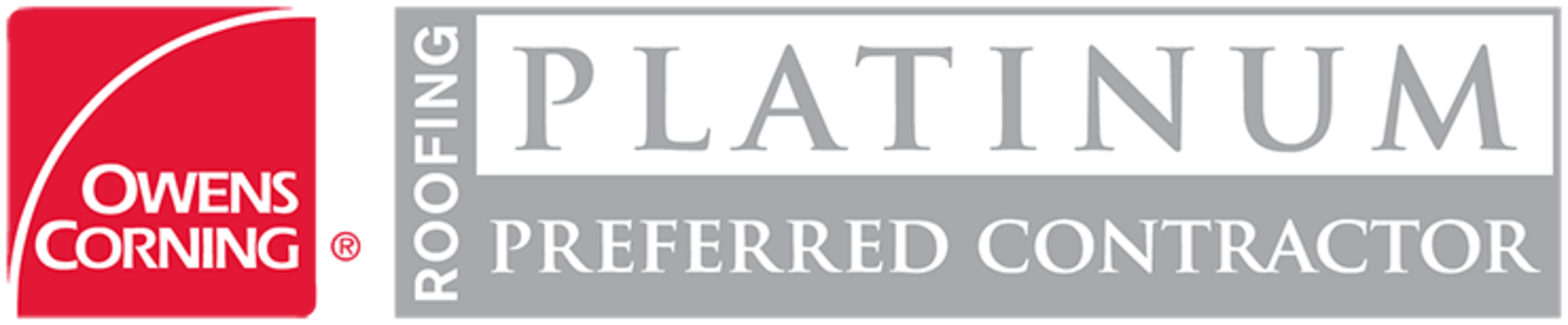 Owens Corning Platinum Preferred Contractor Program Logo