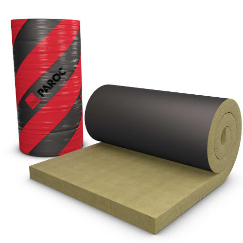 3-i-1 Brandmatta PAROC Vect Mat BlackCoat EI60