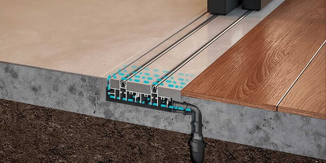 Fleetwood Windows & Doors Arche-Duct System 3-D model CAD water run off
