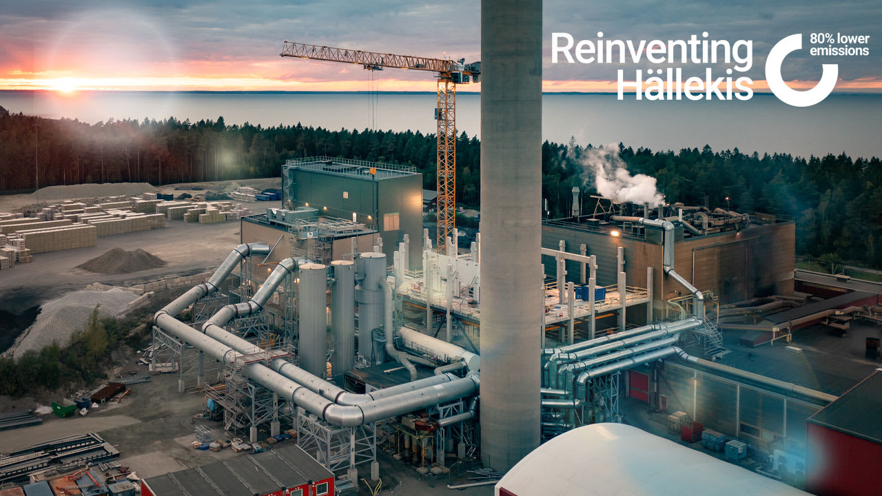 Overview of the transformation taking place at the plant in Hällekis. 