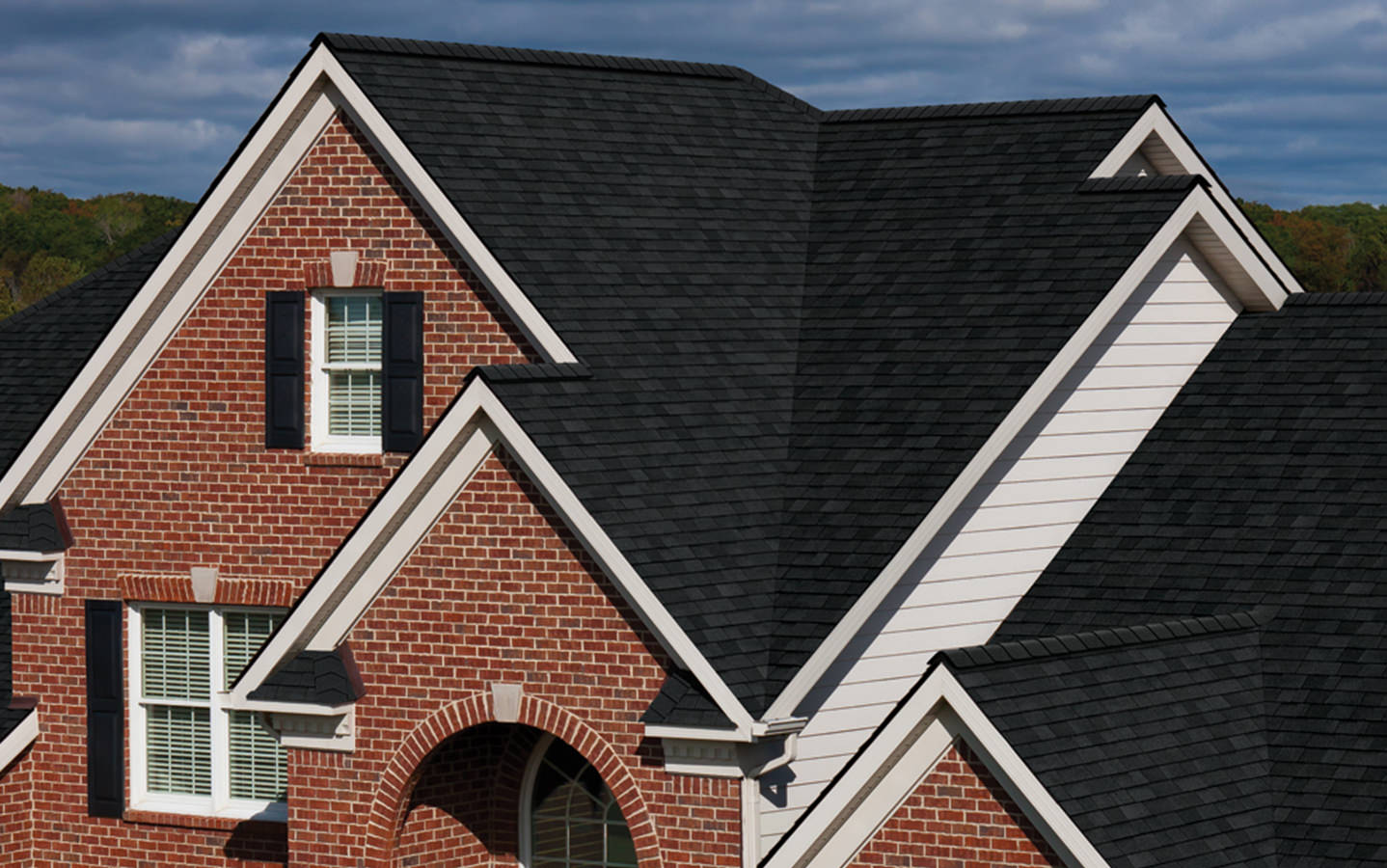 Residential Roofing Shingles on a house