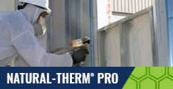 Professional installing Natural-Therm Pro product.