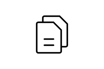 dviejų popieriaus lapų ikona