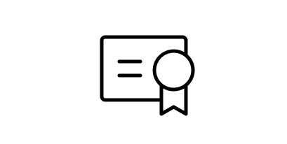 ikon av et papirark med et frimerke