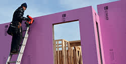 Professional installing Natural-Therm Pro product.