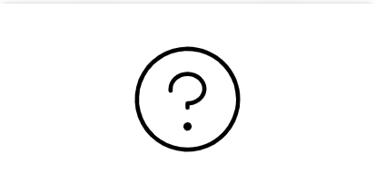 En illustration av ett frågetecken i en cirkel