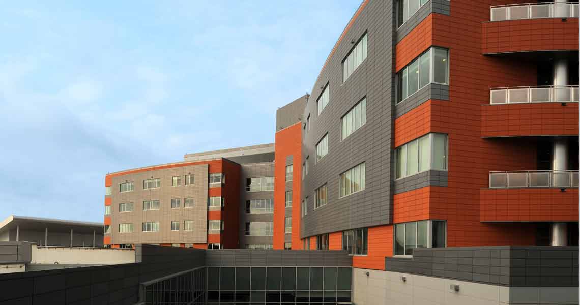 Modern looking commercial building