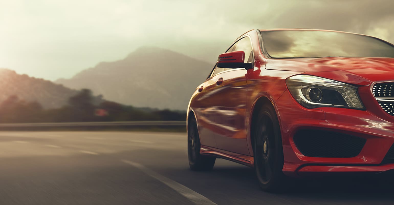 Photo of a sports car on the road