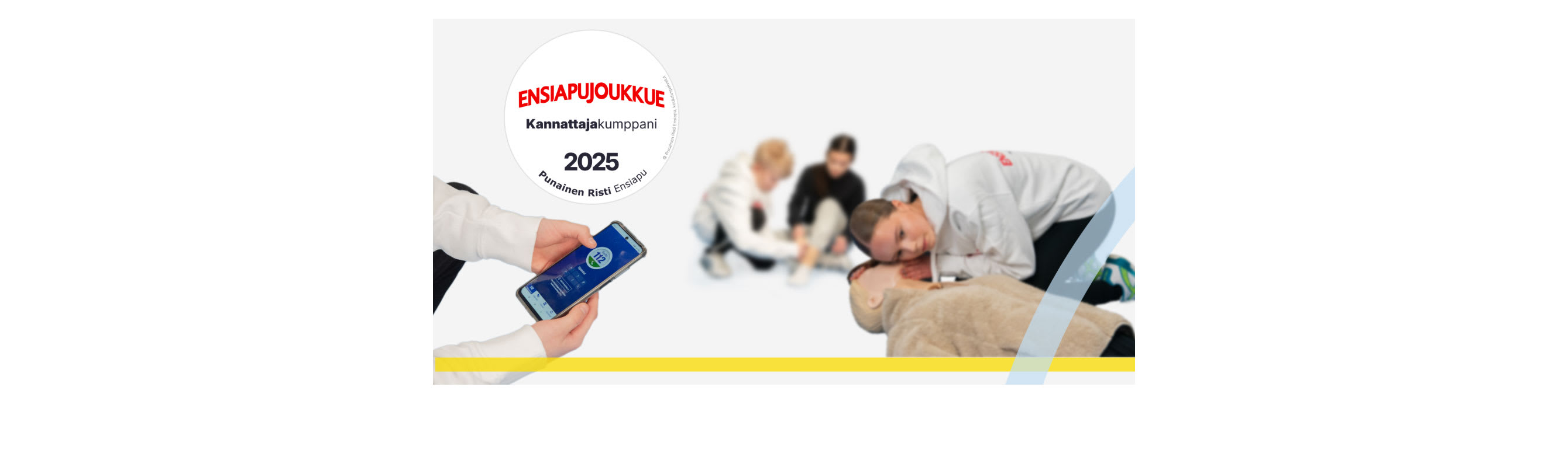 Ensiapujoukkue edistää turvallisempaa junioriurheilua