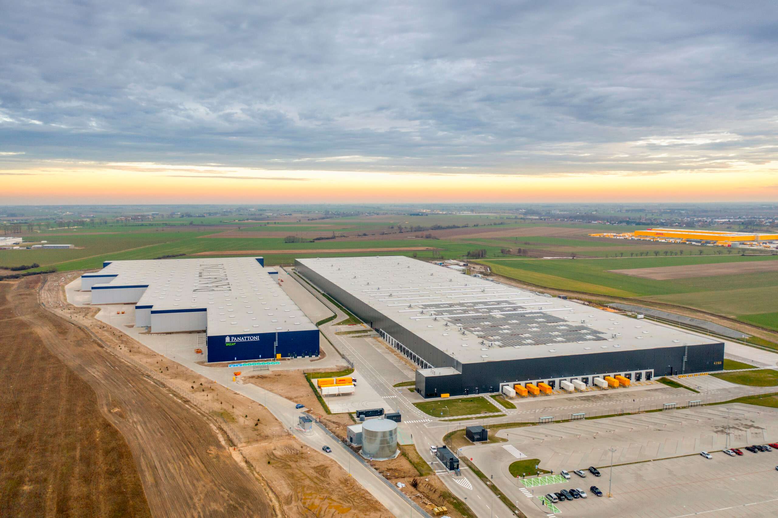 Panattoni Park Poznań A2 w Robakowie – hale A i B Źródło: Harden Construction