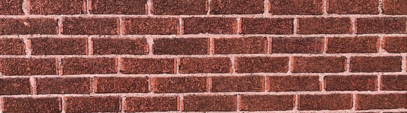 Photo of closeup of red brick texture