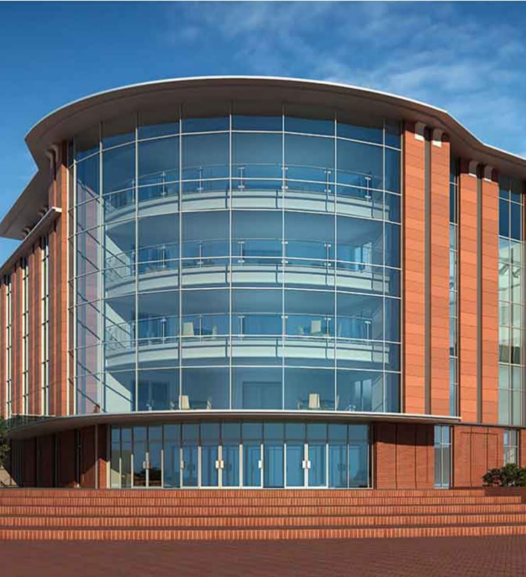 3D commercial style building rendering