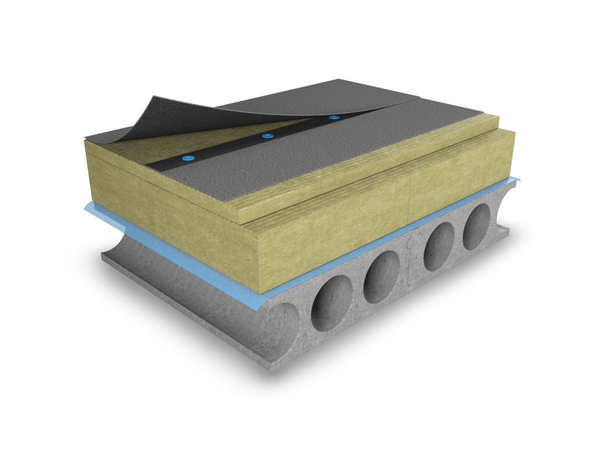 Izolacja dachu betonowego – płyty standardowe