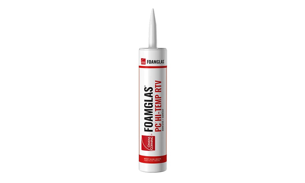 Standard cartridge of Foamglas PC hi-temp RTV silicone adhesive