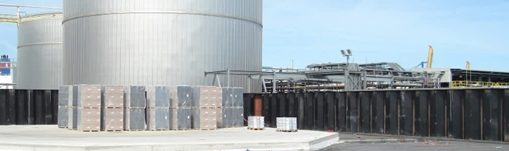 Industrial plant exterior