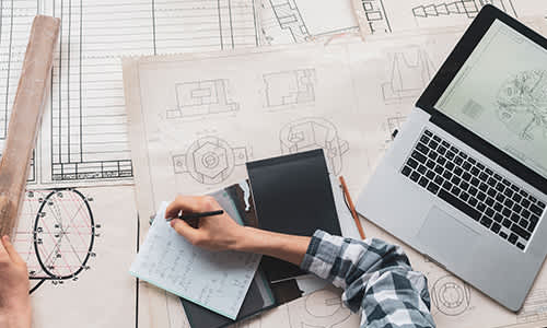 Calculations and blueprints