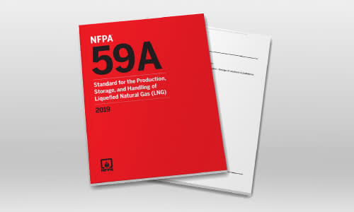 Document cover for NFPA 59A Standards guide