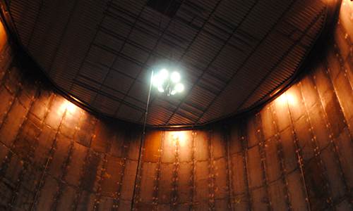 Interior of the Lysekil LNG Receiving terminal. 