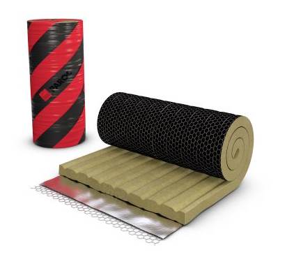 PAROC Vect Wired Mat BlackCoat EI60