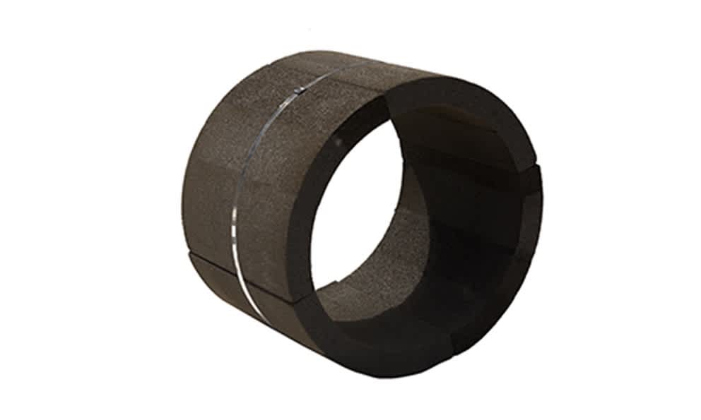 Prefabricated quarter shells from insulation of straight pipes (PSQ)