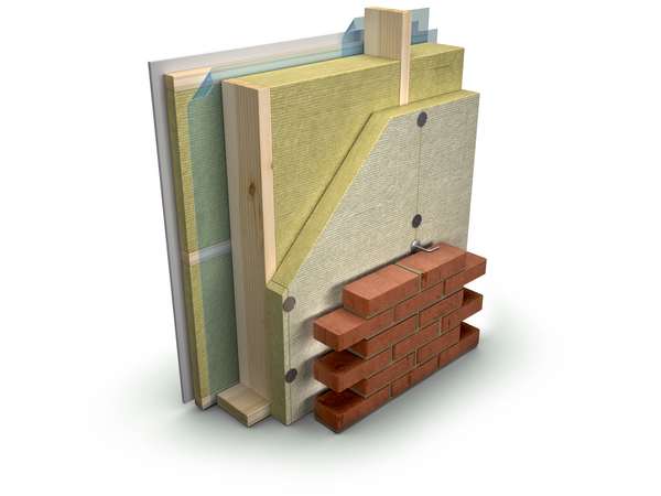 PAROC medinio karkaso sprendimas  su plytų apdaila