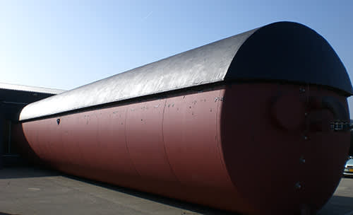 Vessel to be burried