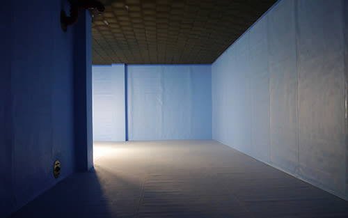 Image of the inside of a concrete building