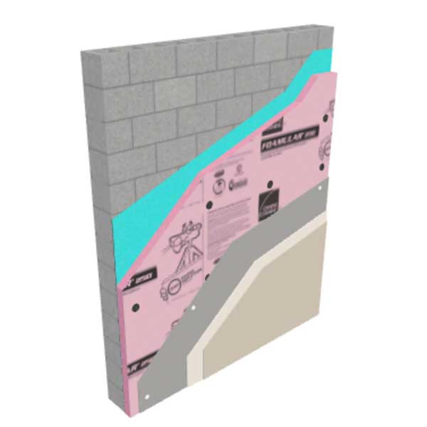 CMU Wall EIFS (PM, hard coat) XPS CI with Taped XPS Joints AWB