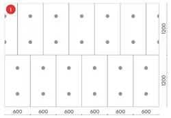 PAROC Tento (t) akmens vates galvenā siltumizolācijas slāņa struktūras shēma